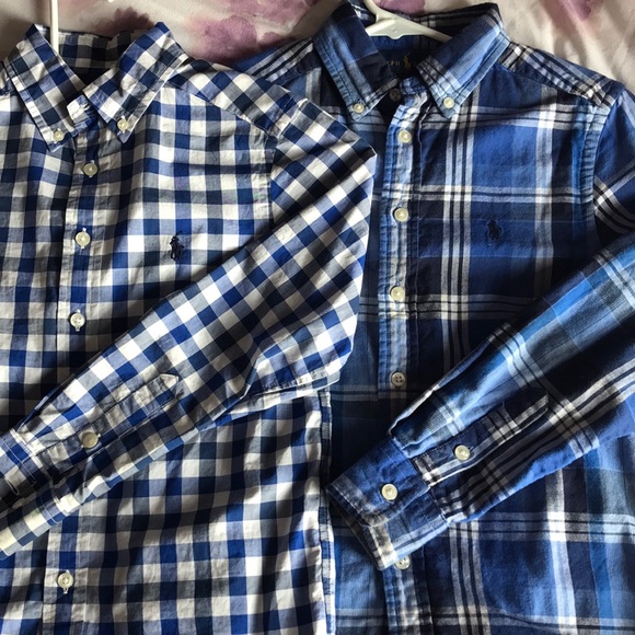 2 Ralph Lauren Button Down Shirts - Picture 1 of 5